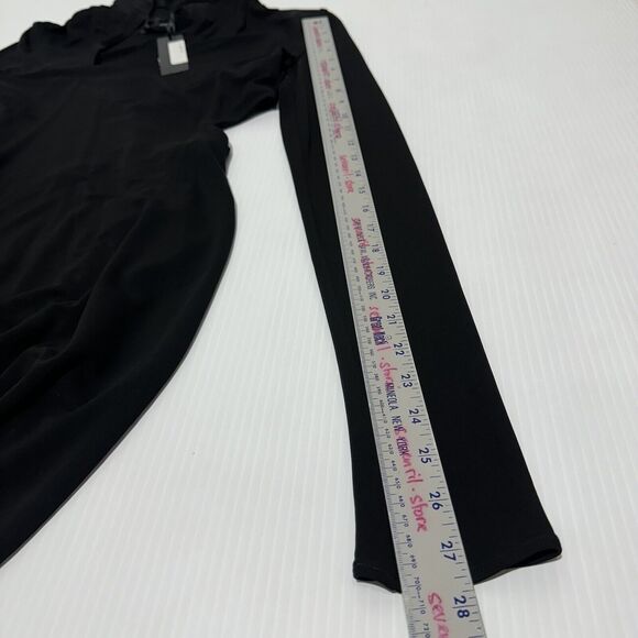 NWT Versace Runway 2023 Slashed Cut Out Hooded Maxi Black Dress IT 38/US 2 - Picture 13 of 16